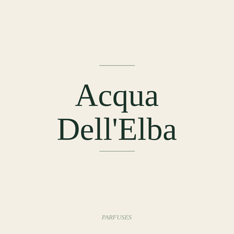 Acqua Dell'Elba