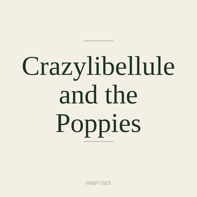 Crazylibellule and the Poppies