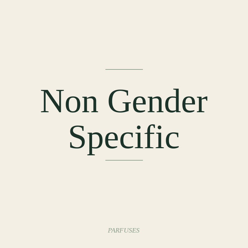 Non Gender Specific