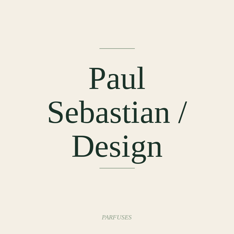 Paul Sebastian / Design