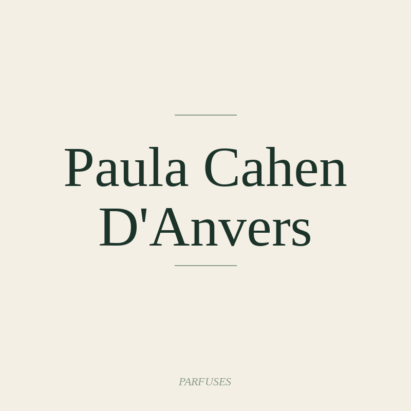 Paula Cahen D'Anvers