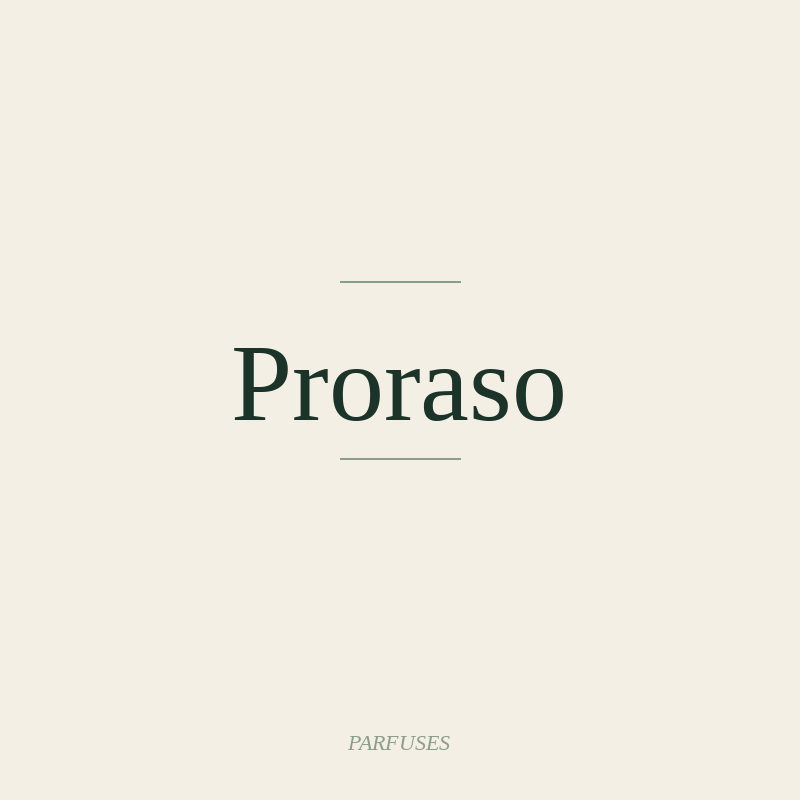 Proraso