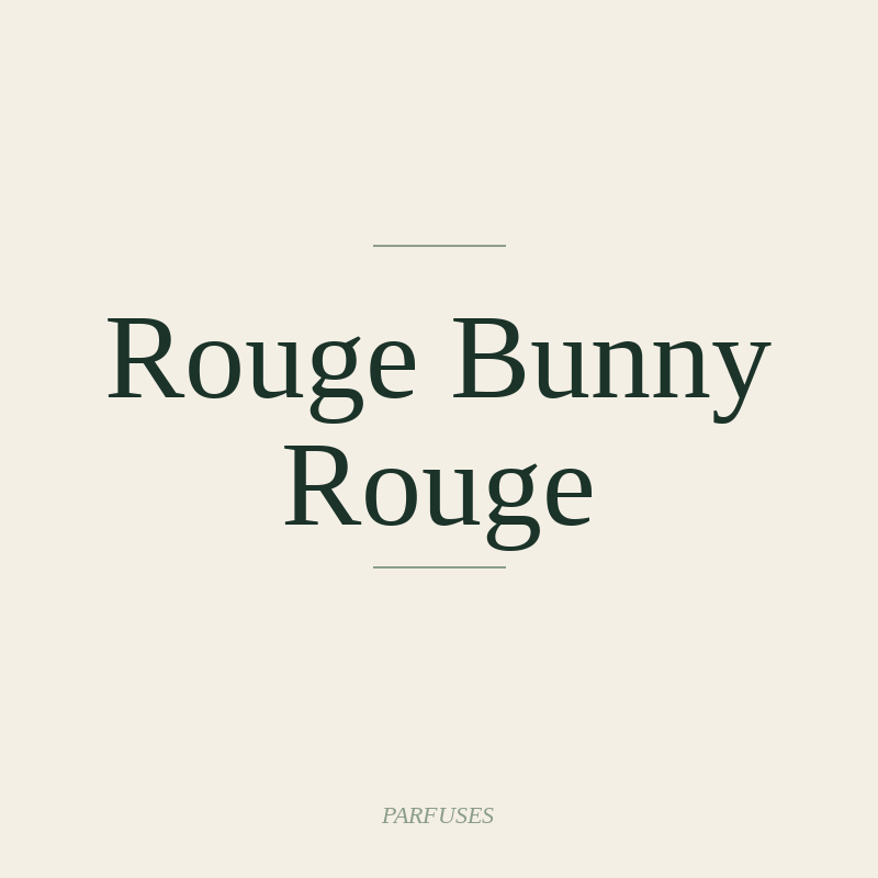 Rouge Bunny Rouge