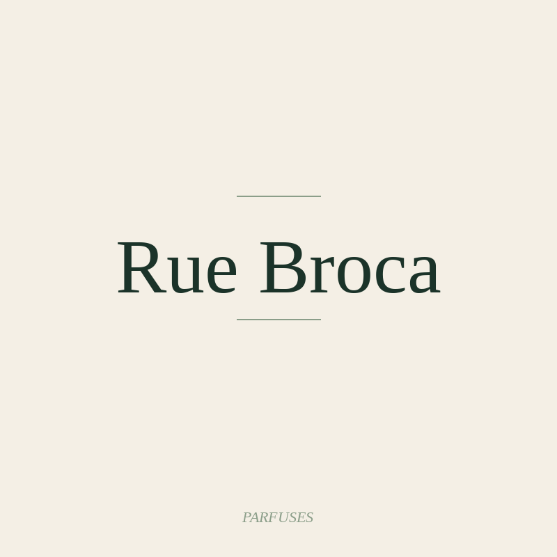 Rue Broca