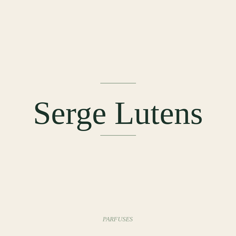 Serge Lutens