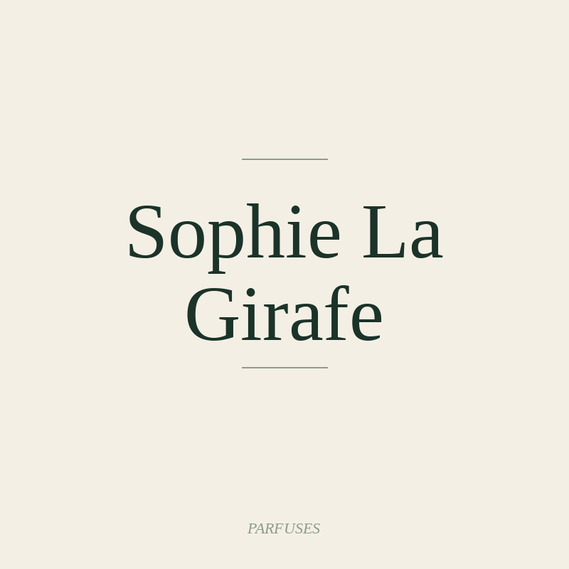 Sophie La Girafe