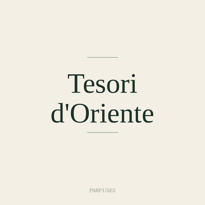 Tesori d'Oriente