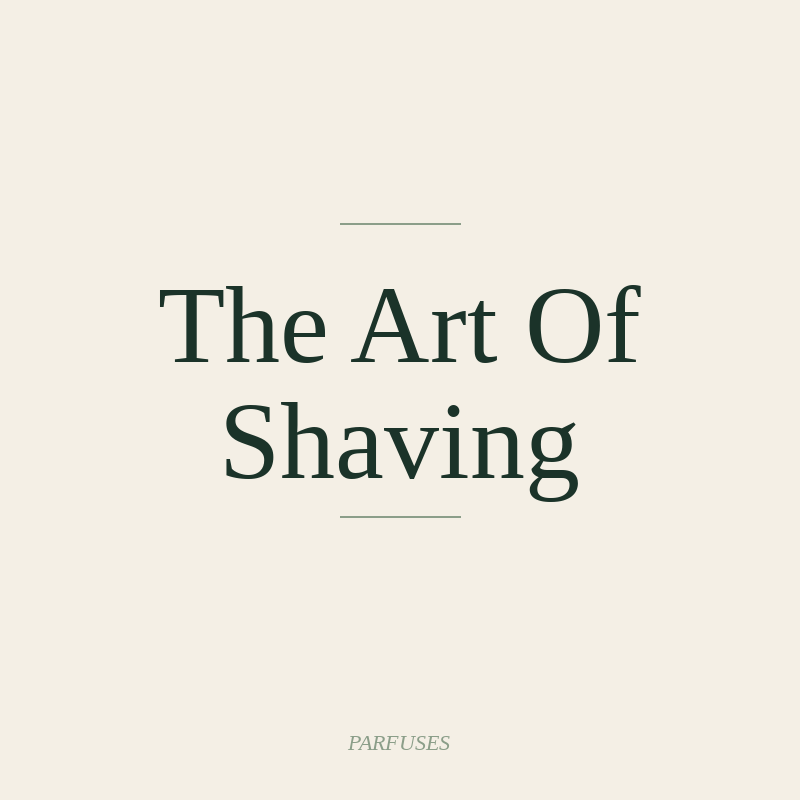 The Art Of Shaving