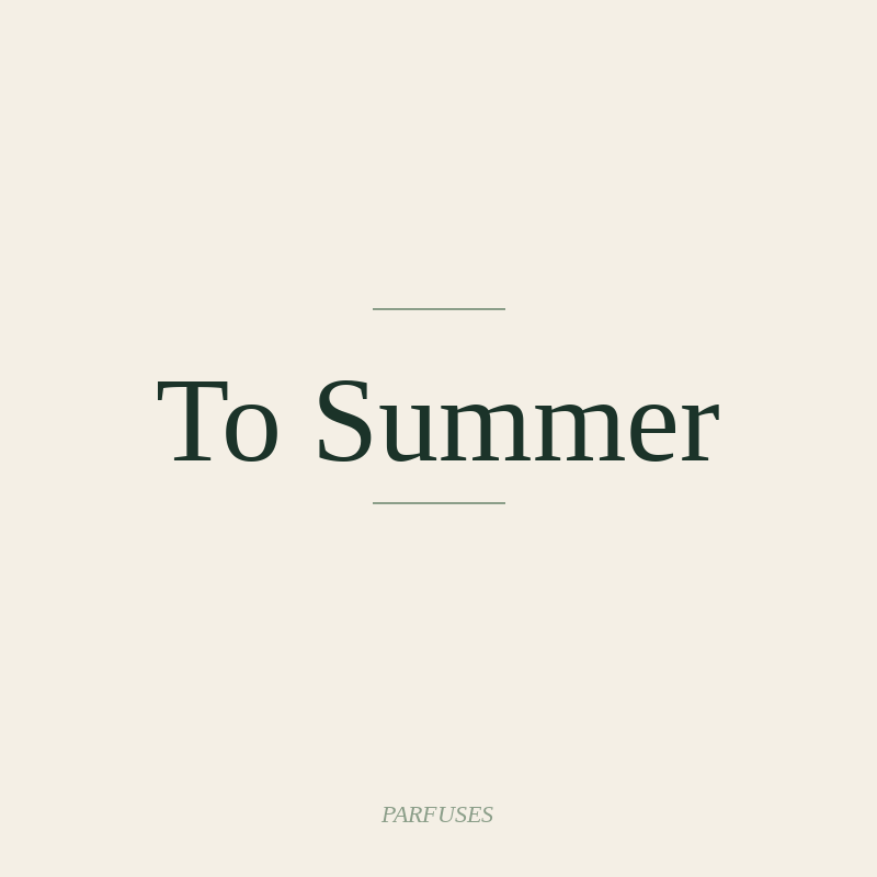 To Summer
