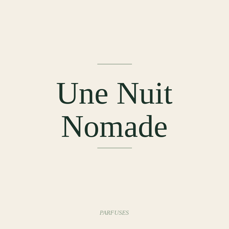 Une Nuit Nomade