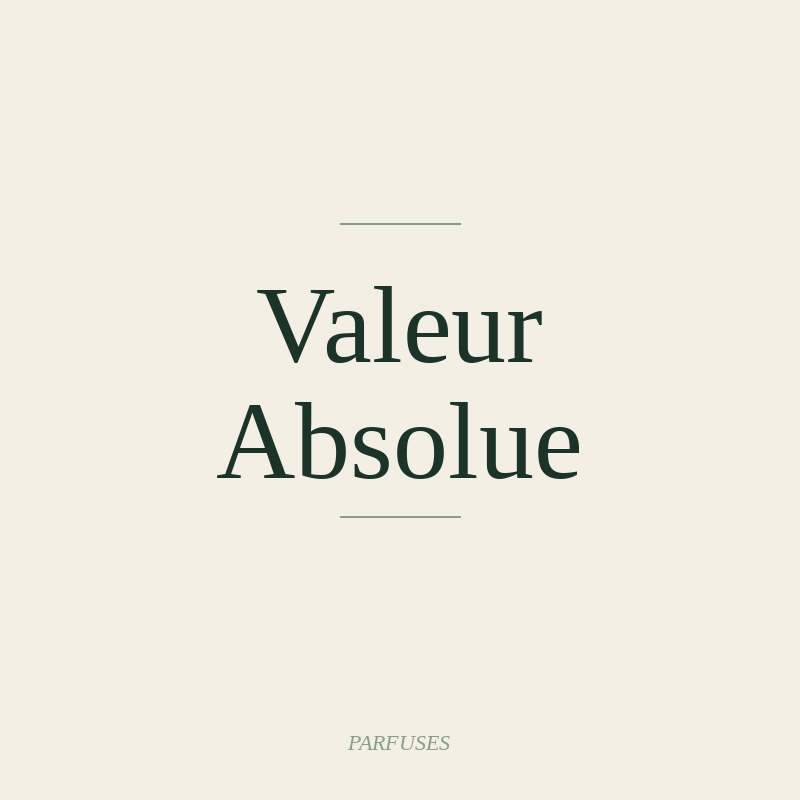 Valeur Absolue